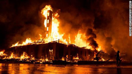 Fires erupt at Minneapolis protests over George Floyd death - CNN ...