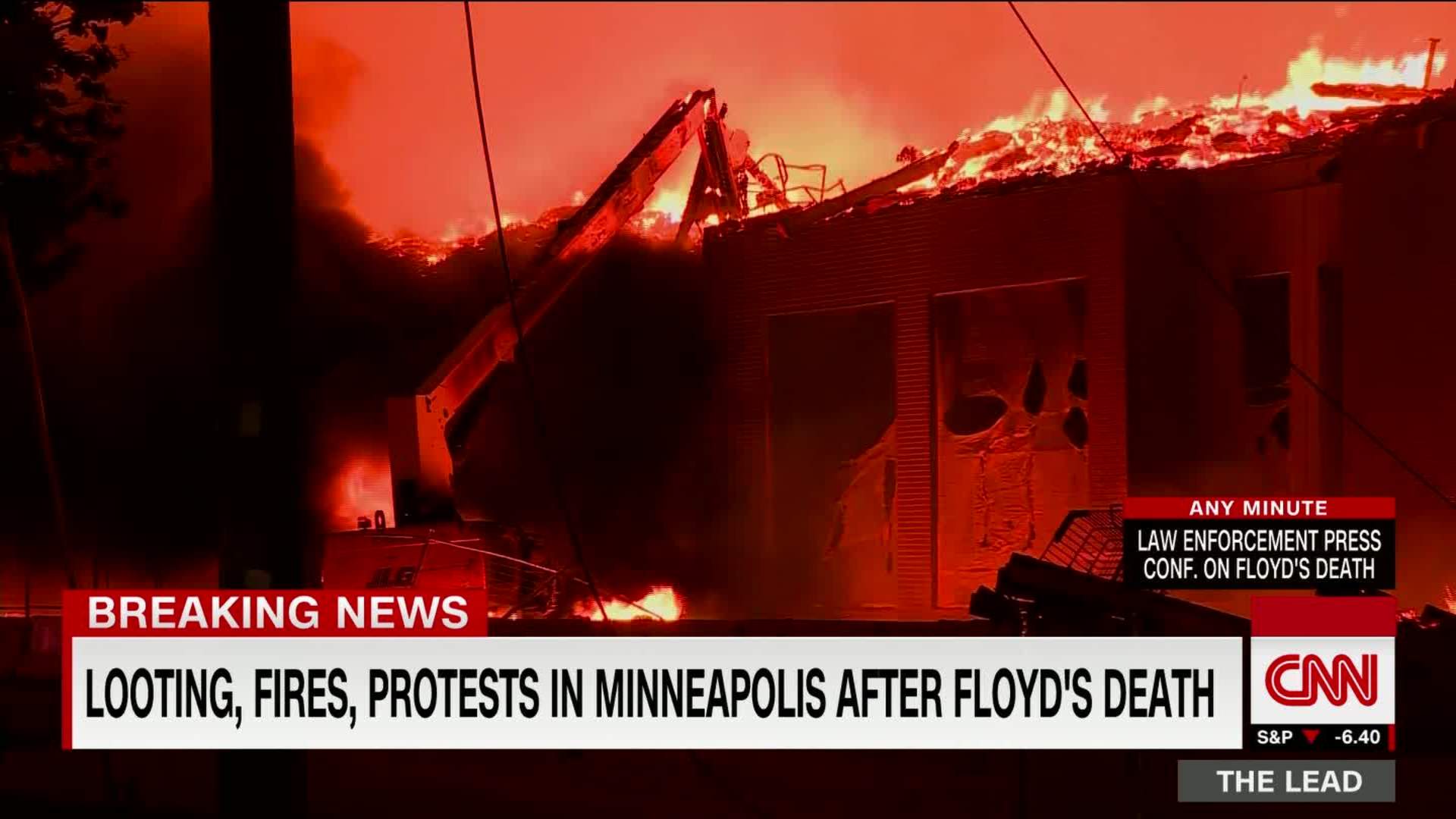 Protests And Violence In Minneapolis After George Floyd Dies After Being Pinned By Police Cnn Video