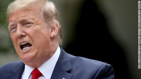 WASHINGTON, DC - MAY 29:  U.S. President Donald Trump speaks about U.S. relations with China, at the White House May 29, 2020 in Washington, DC. President Trump did not take questions regarding the current situation in Minneapolis following the death of George Floyd and todays arrest of Derek Chauvin the former Minneapolis police officer who knelt on Floyd&#39;s neck for an extended time causing him to die.