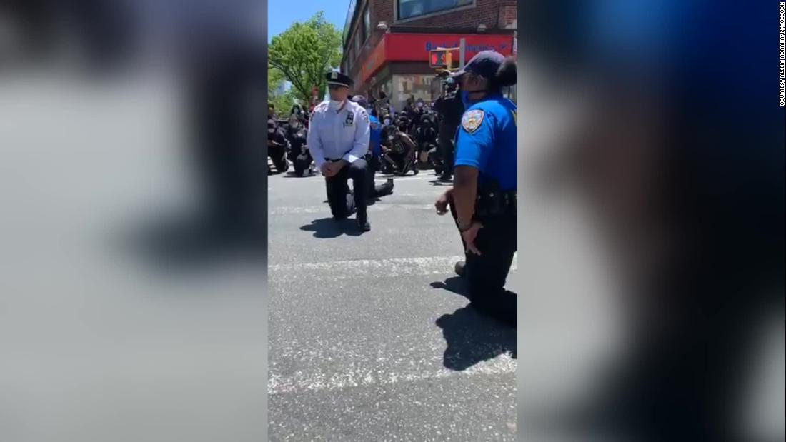 Nypd Officers Kneel With Protesters Cnn 8813