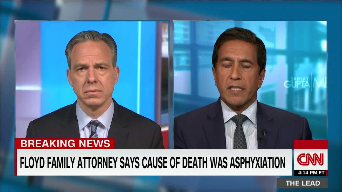 Attorney On Independent Autopsy Floyds Death A Homicide Caused By Asphyxiation Cnn Video