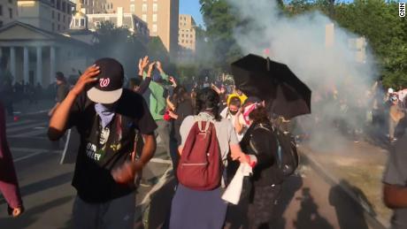 Park Police chief denies Trump&#39;s church photo op was the reason protesters were cleared from Lafayette Square