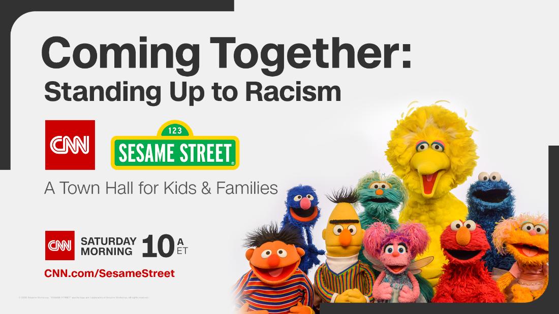 CNN and 'Sesame Street' to host a town hall addressing racism 