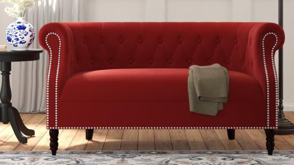 wayfair cushions red