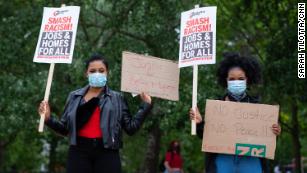 Cleo Charlery, who studies social work, and her sister, Carla Charlery, 22. 