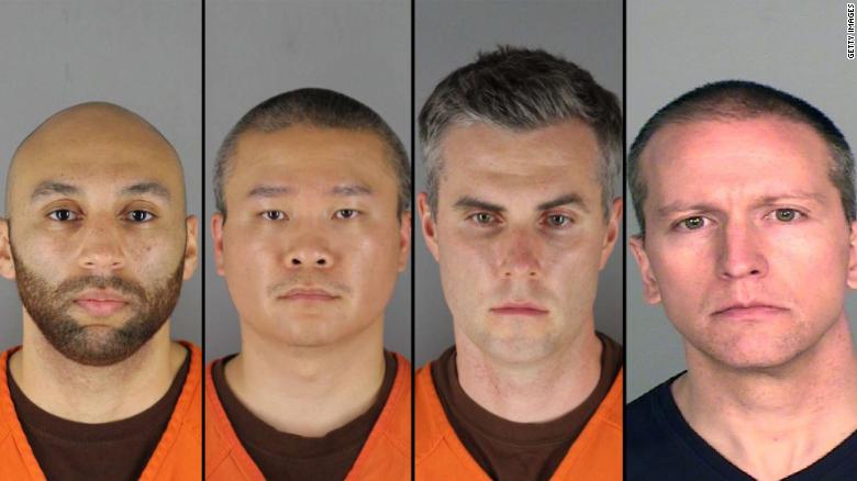 All four ex-officers charged in Floyd's death amid protests