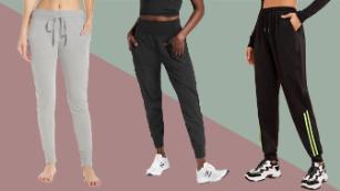  CRZ YOGA Fold Over Yoga Jogger Pants for Women High