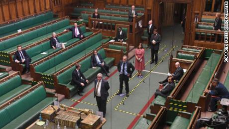 Lawmakers returned to the House of Commons to vote on Tuesday.