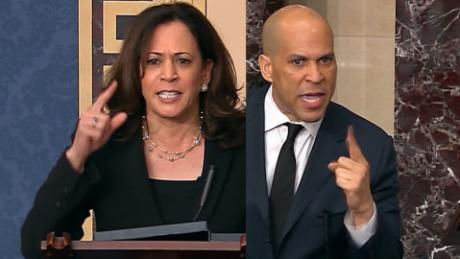 Paul holds up anti-lynching bill. See Harris and Booker&#39;s response.