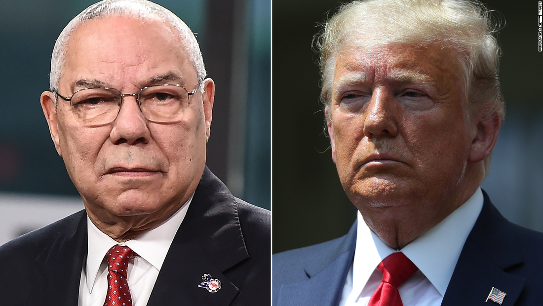 Watch And Read Colin Powell Criticizes Trump S Response To Protests In State Of The Union Interview Cnn