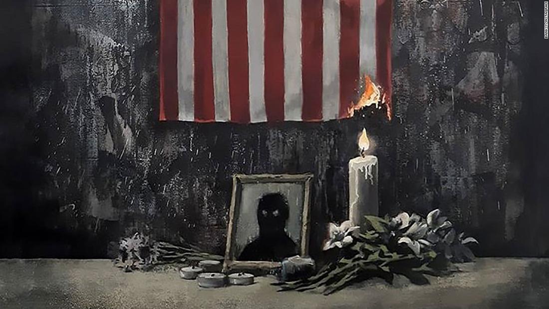 Banksy shares new artwork supporting Black Lives Matter - CNN Style