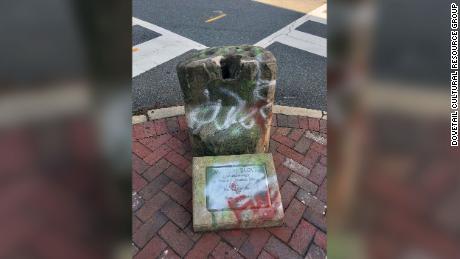 A Virginia city finally removed its 800-pound slave auction block after years of deliberation