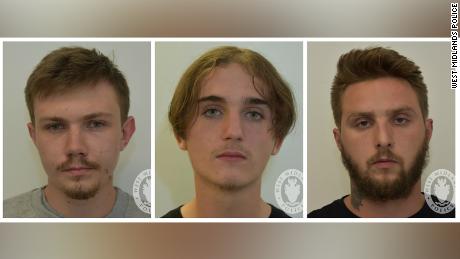Garry Jack, Connor Scothern and Daniel Ward, members of the banned extreme right-wing neo-Nazi group National Action. 