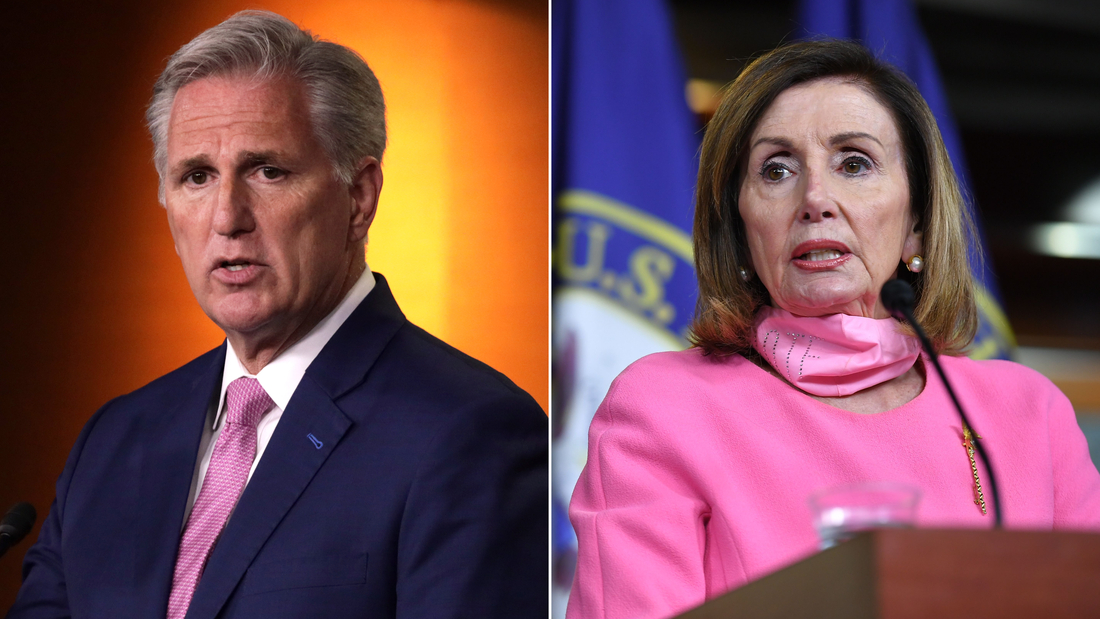 House Minority Leader Kevin McCarthy, at left, was called a 