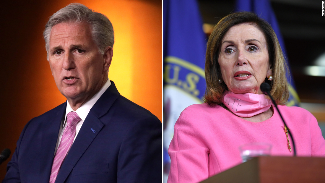 Pelosi calls McCarthy 'a moron' for his mask mandate criticism