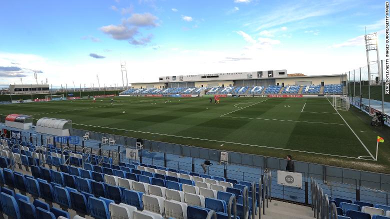 Real Madrid will play their remaining home games at the 6,000-seater Estadio Alfredo Di Stefano, where their B-team would usually play.