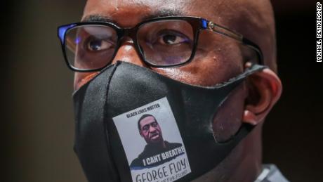 Philonise Floyd, a brother of George Floyd, arrives to testify before a House Judiciary Committee hearing on proposed changes to police practices and accountability on Capitol Hill, Wednesday, June 10, 2020, in Washington. Floyd arrived on Capitol Hill the day after funeral services for his George Floyd, who has become a worldwide symbol in demonstrations over calls for changes to police practices and an end to racial prejudices. (Michael Reynolds/Pool via AP)