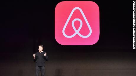 LOS ANGELES, CA - NOVEMBER 17:  Airbnb CEO Brian Chesky speaks onstage during &quot;Introducing Trips&quot; Reveal at Airbnb Open LA on November 17, 2016 in Los Angeles, California.  (Photo by Mike Windle/Getty Images for Airbnb)