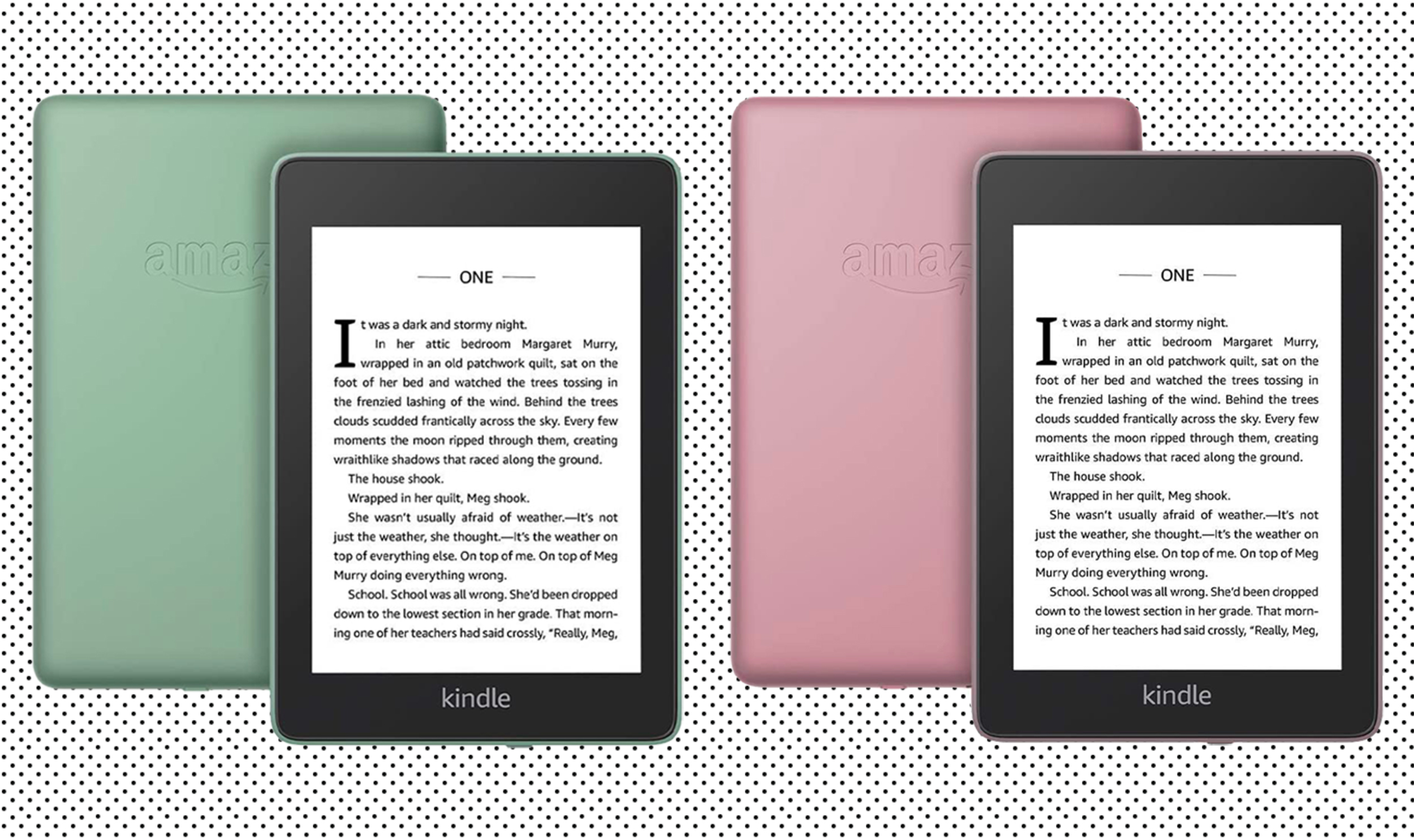 Amazon adds some color to its Kindle Paperwhite lineup