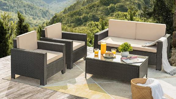 Flamaker Set of 4-piece terrace furniture 
