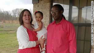 Sterling Higgins with his daughter and her mother, Jennifer Jenkins, the administrator of Higgins&apos; estate.