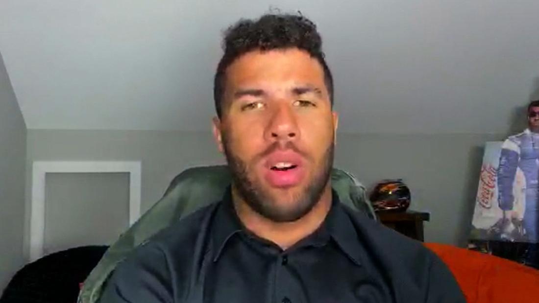 Bubba Wallace Reacts To Nascars Confederate Flag Ban Cnn Video 