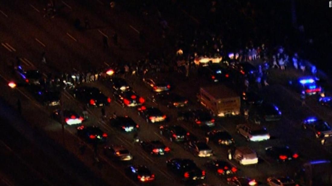Protesters shut down major Atlanta interstate CNN Video