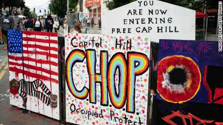 Los manifestantes ocuparon parte de Capitol Hill en Seattle durante una semana. Así es como está adentro