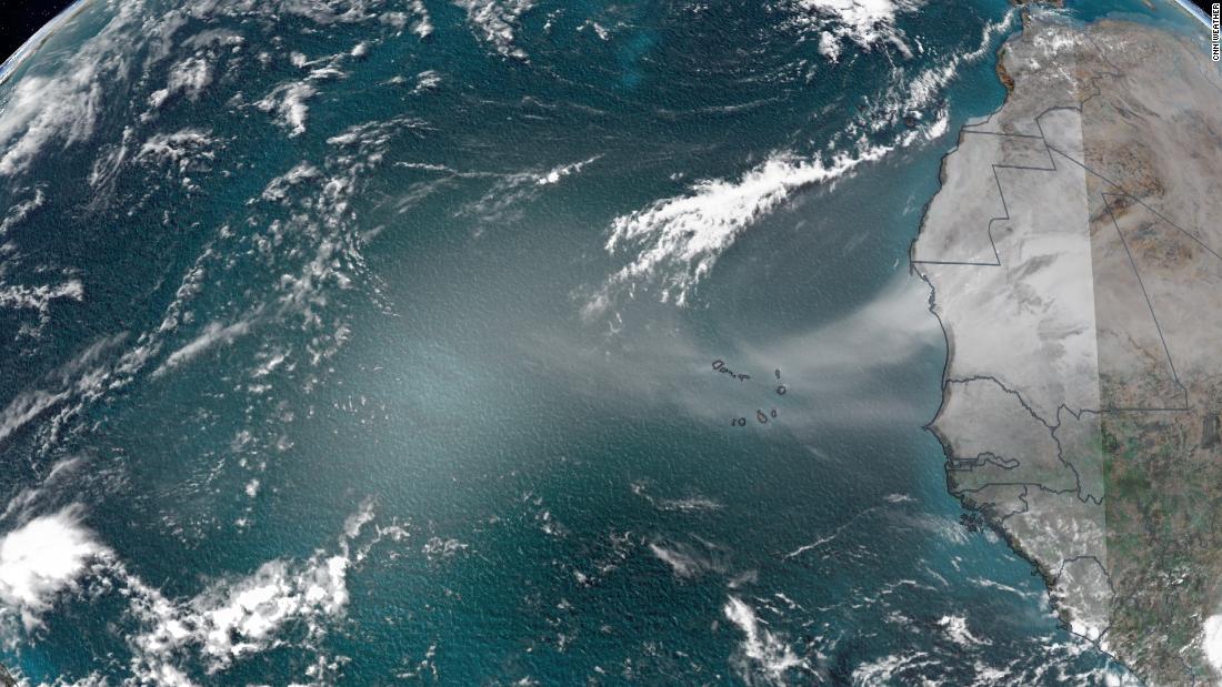 Saharan Dust from Africa is on its way to the US CNN Video