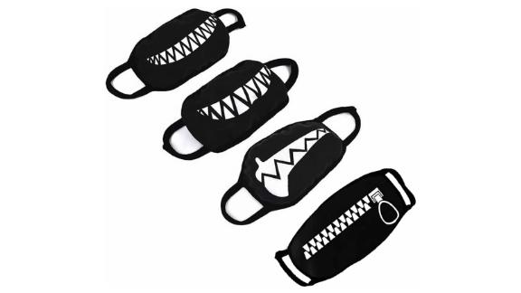 Gootrades Teeth Pattern Face Mask, 4-Pack 