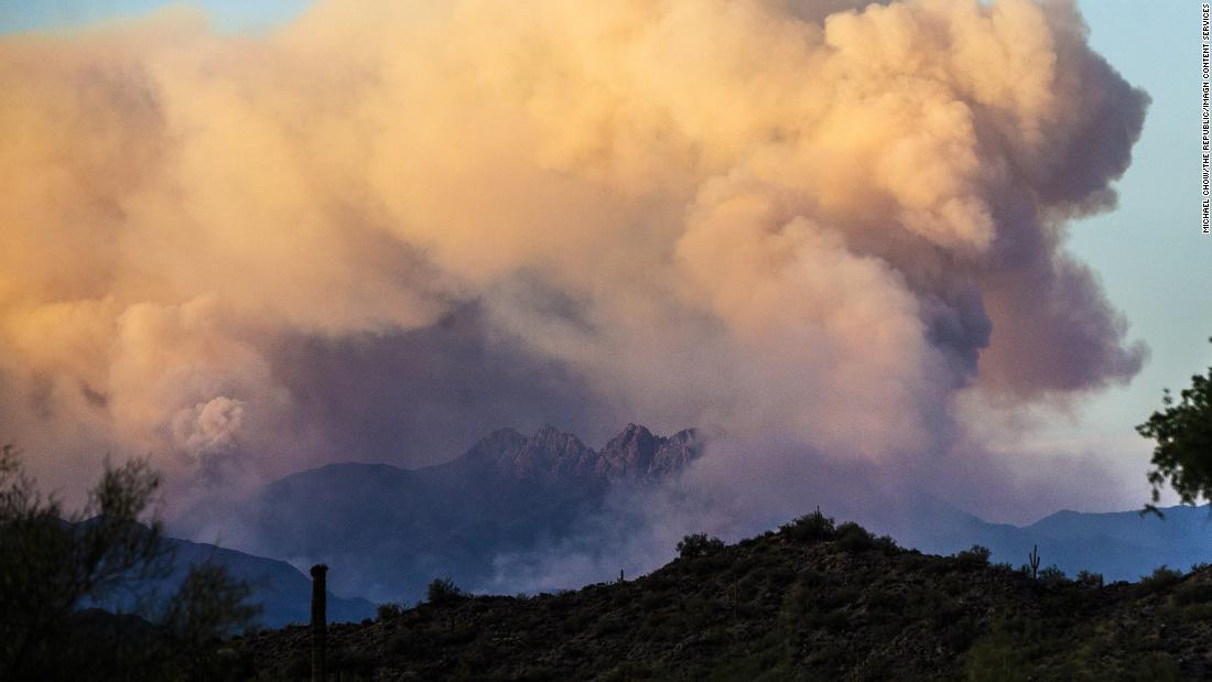 Arizona Bush Fire Facing a record increase in coronavirus cases