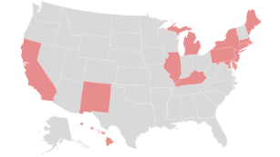 These are the states requiring people to wear masks when out in public