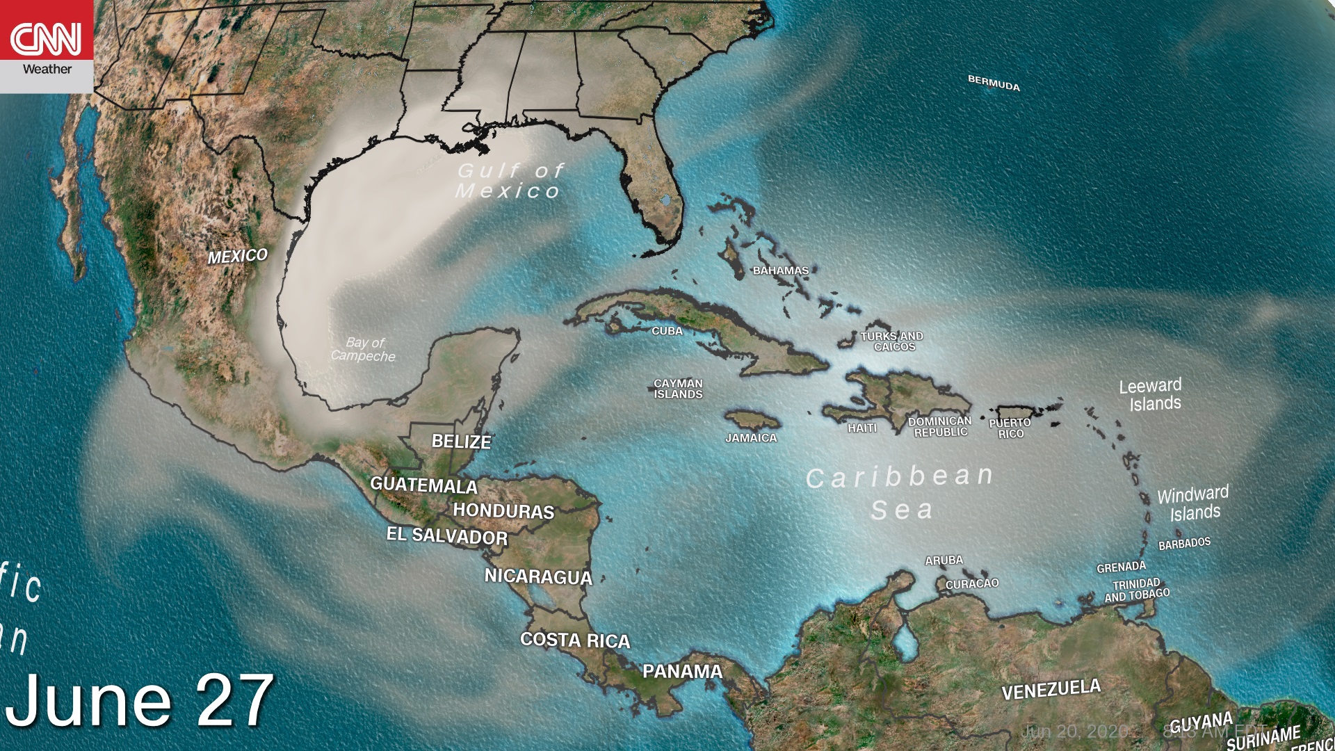 Saharan Dust Storm 2020 Map Saharan Dust Plume: Here Are The Top Three Ways It Will Affect You | Cnn