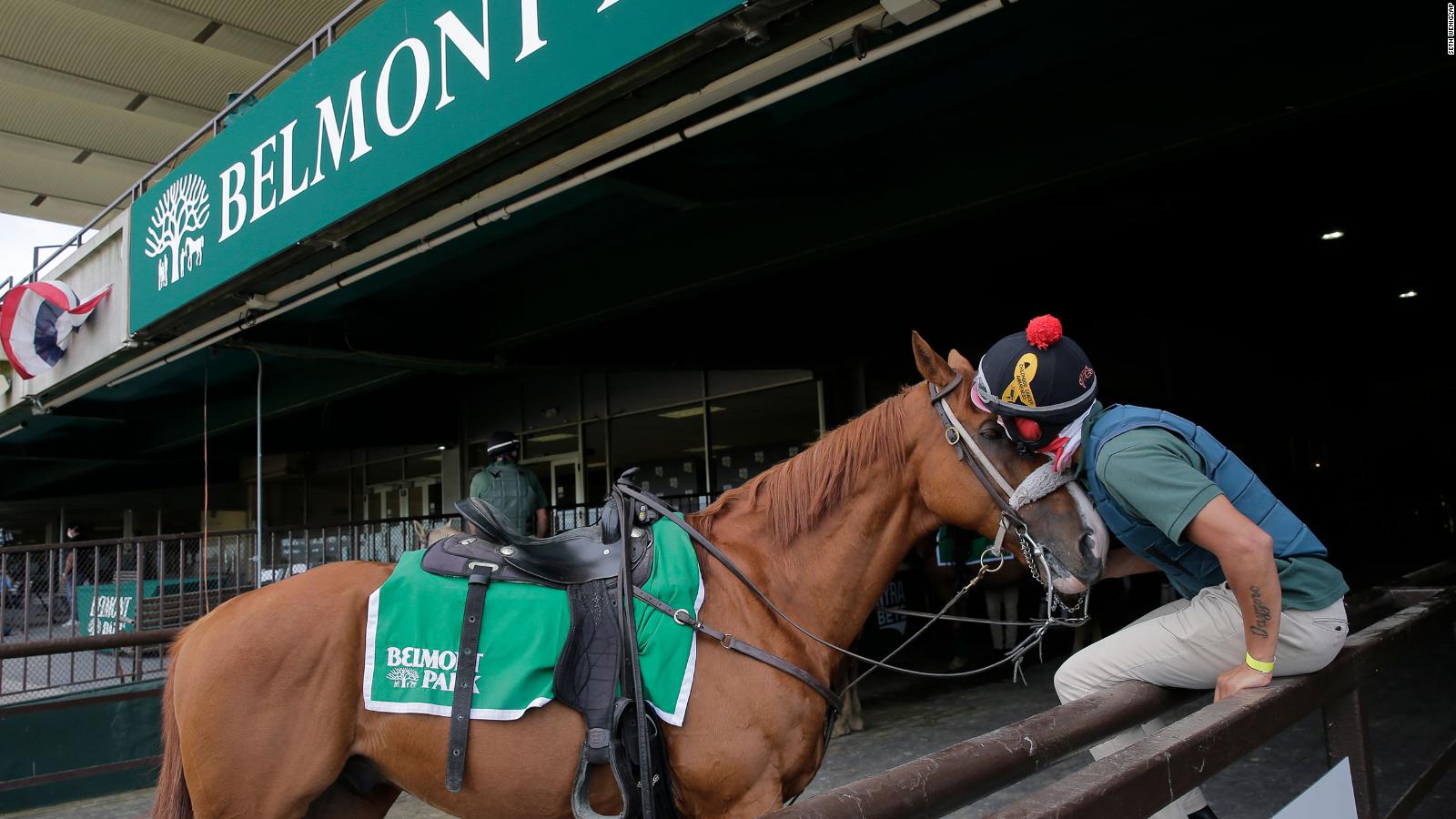 Tiz The Law Wins The 152nd Belmont Stakes In New York Cnn