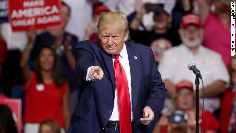 U.S. President Donald Trump arrives at  a campaign rally at the BOK Center, June 20, 2020 in Tulsa, Oklahoma. 