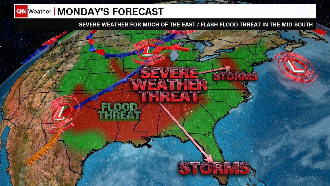 Over 100 million at risk for severe storms - CNN Video