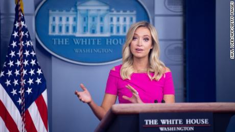 White House Press Secretary Kayleigh McEnany holds a press briefing at the White House in Washington, DC, June 22, 2020. (Photo by SAUL LOEB / AFP) (Photo by SAUL LOEB/AFP via Getty Images)