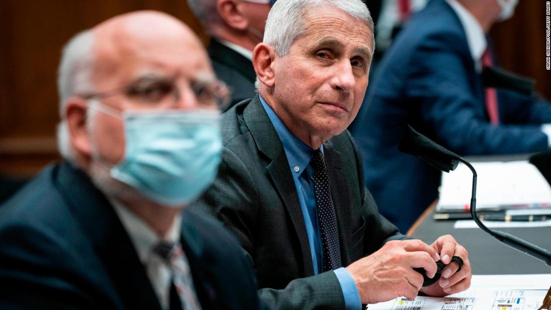 Fauci, Redfield testify on Covid-19 reopening as cases rise