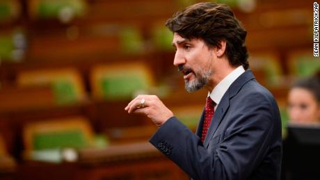Canadian Prime Minister Justin Trudeau in Parliament on Thursday, June 18, 2020.