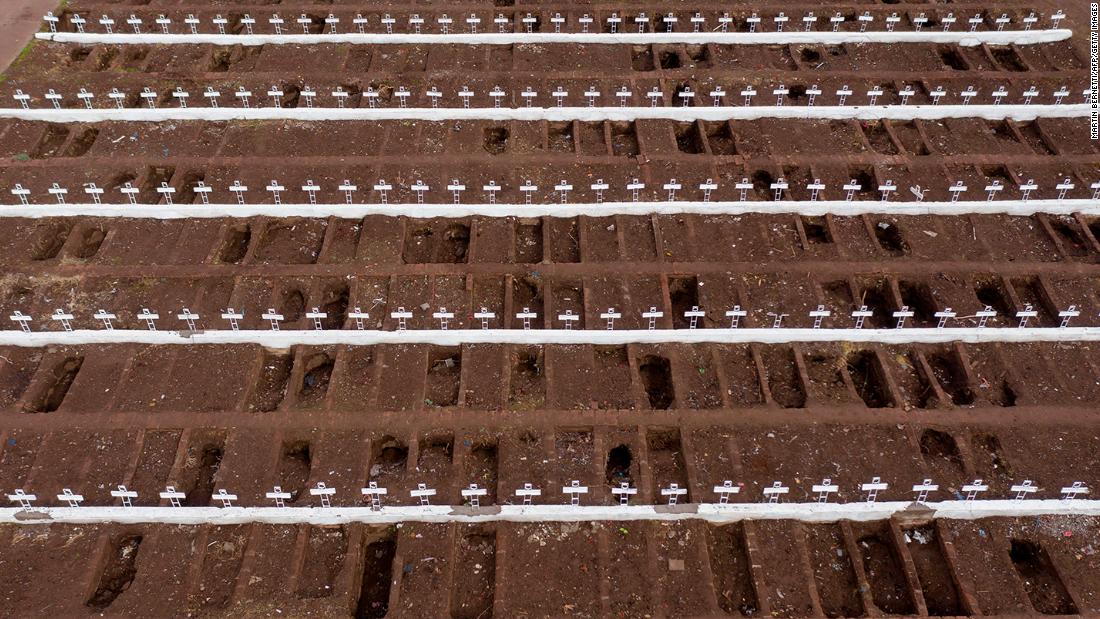 Graves are seen at the General Cemetery in Santiago, Chile, on June 23. Chile is among &lt;a href=&quot;http://www.cnn.com/2020/05/26/americas/latin-america-coronavirus-toll-intl/index.html&quot; target=&quot;_blank&quot;&gt;the Latin American countries hardest hit&lt;/a&gt; by the coronavirus.