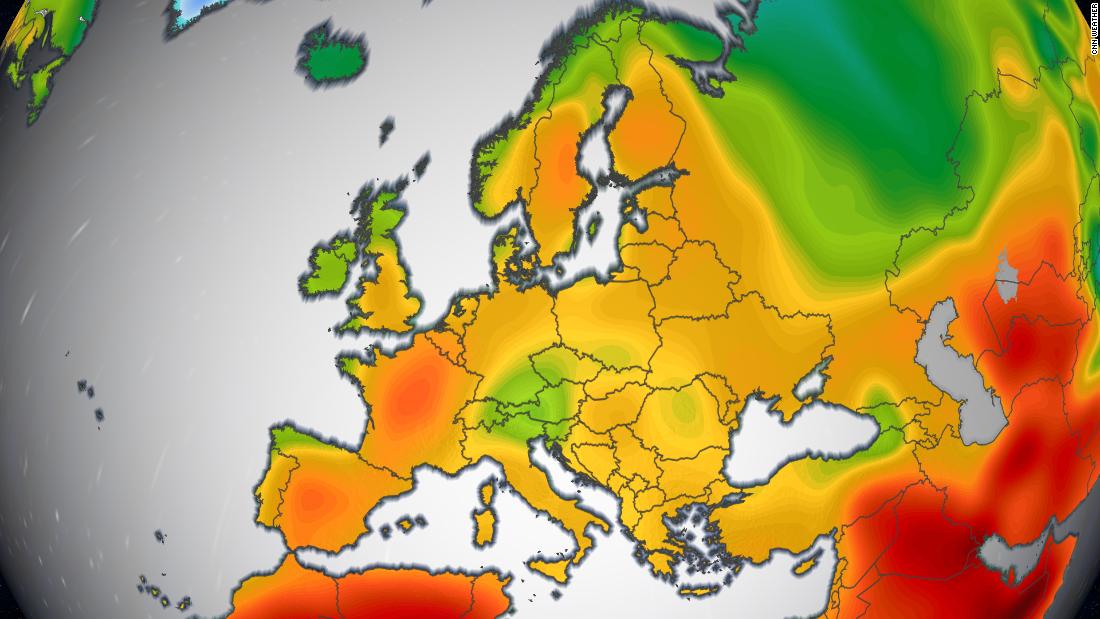 Europe swelters with another day of extreme heat