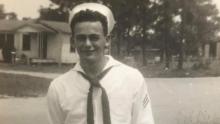 Shown here is James Mandeville when he served in the US Navy.