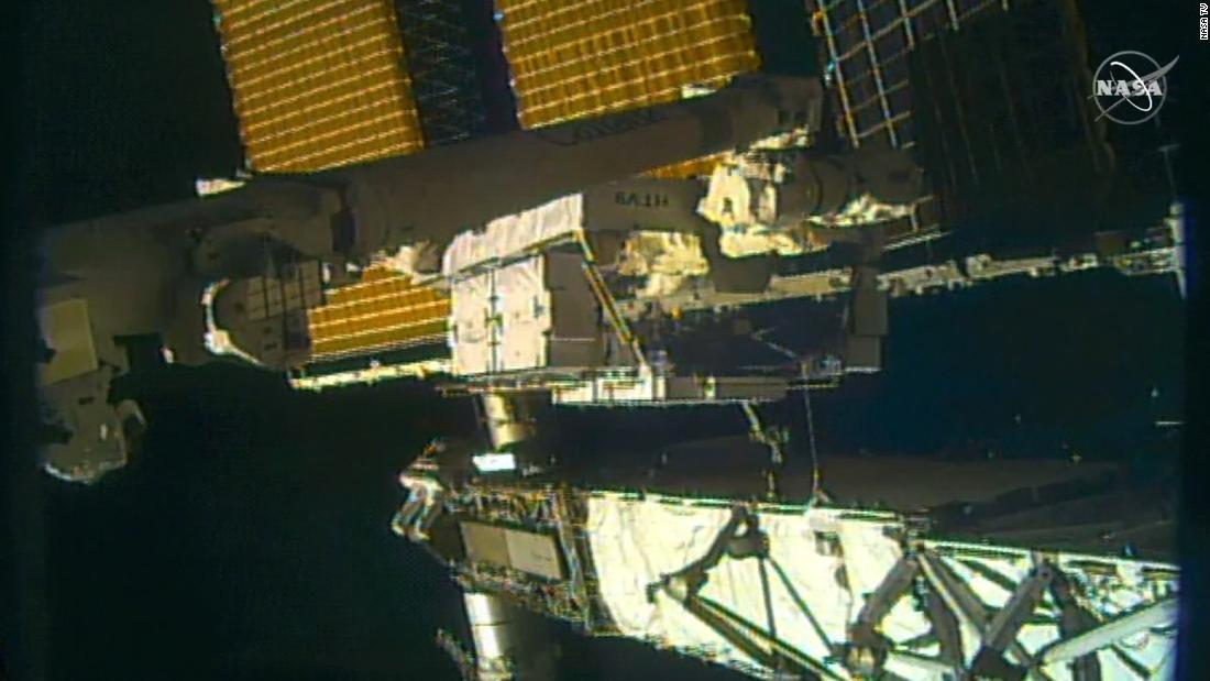 NASA Astronauts Conduct A Spacewalk For Space Station Power Upgrades - CNN