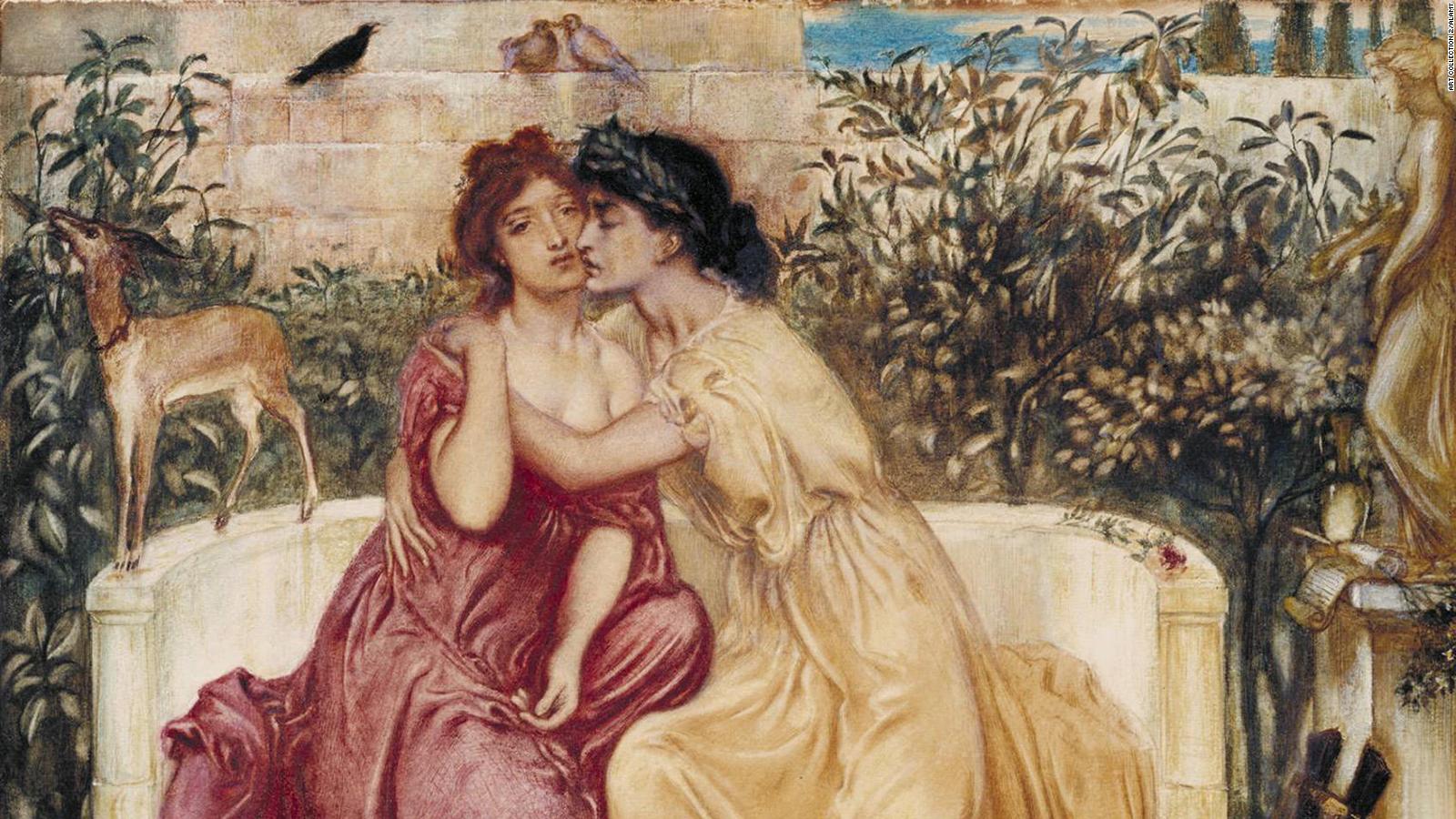 This Victorian painting depicting two women in love was nearly lost forever  - CNN Style