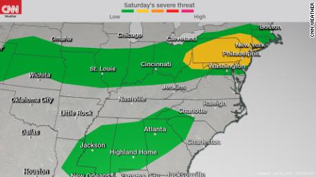 Severe Storms Saturday