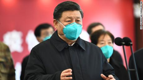 It&#39;s not just Trump&#39;s friends at home who take precautions. Much earlier in the pandemic, Chinese President Xi Jinping wore masks, setting an example with his blue N95 during a video address to medical workers in Wuhan, China, in March.