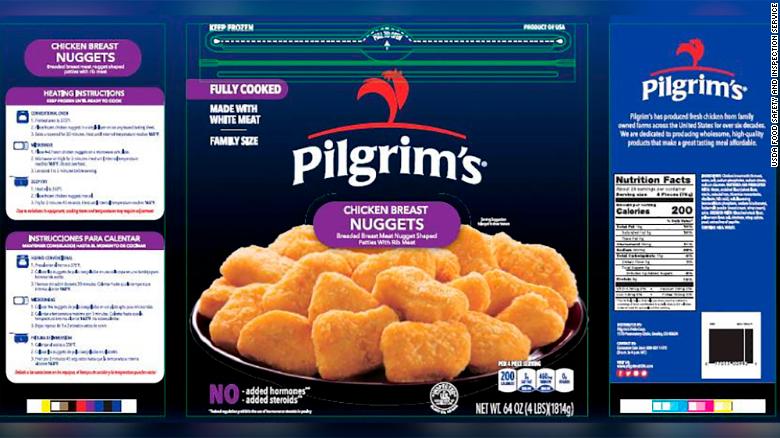 Nearly 60,000 lbs. of chicken nuggets being recalled because they may ...