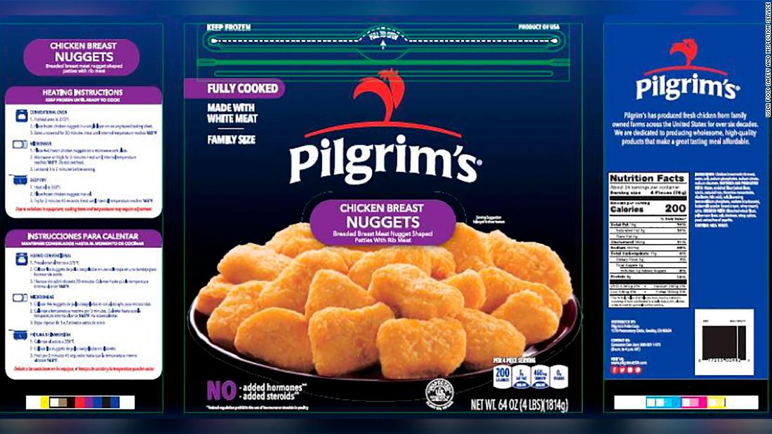 Nearly 60,000 lbs. of chicken nuggets being recalled because they may