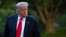 President Donald Trump walks on the South Lawn after arriving on Marine One at the White House, Thursday, June 25, 2020, in Washington. Trump is returning from Wisconsin. (AP Photo/Alex Brandon)