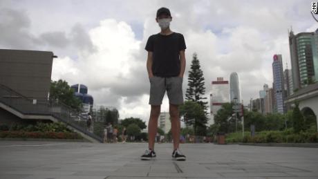 Hong Kong protester voices fear over national security law